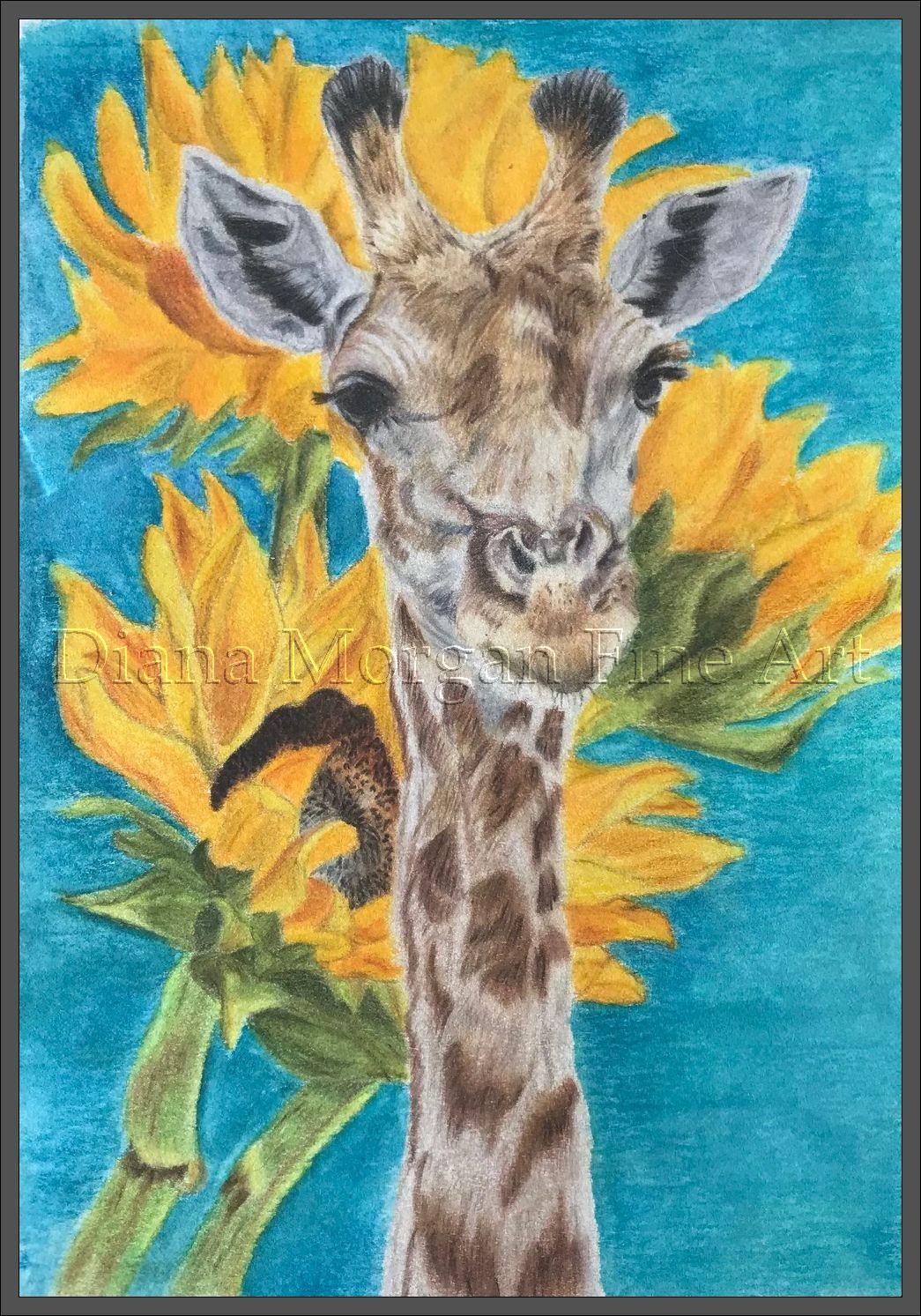 Giraffe in Bloom